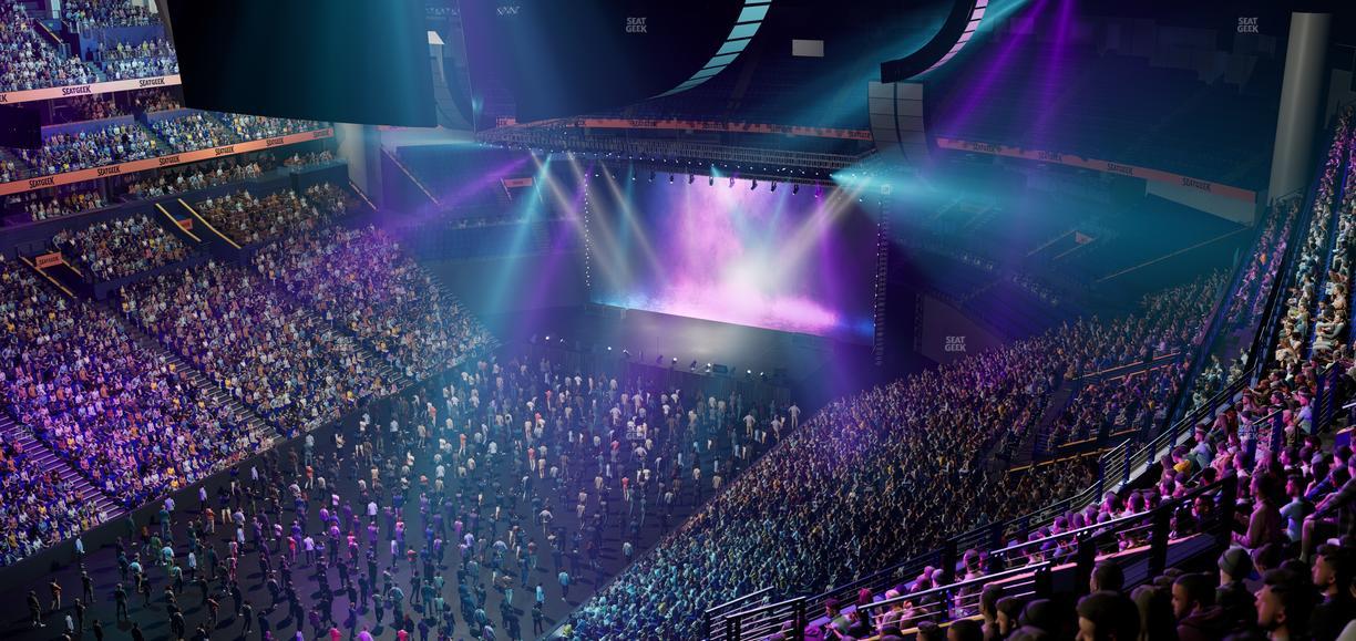 Bridgestone Arena - Section 305 Seat View