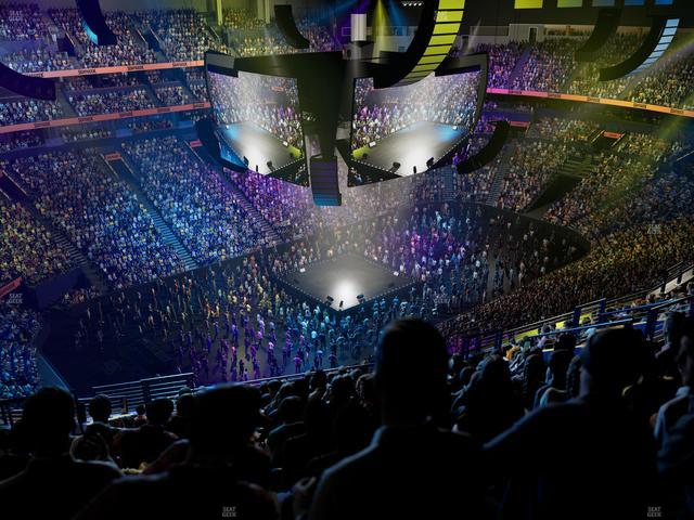 Bridgestone Arena - Section 306 Seat View