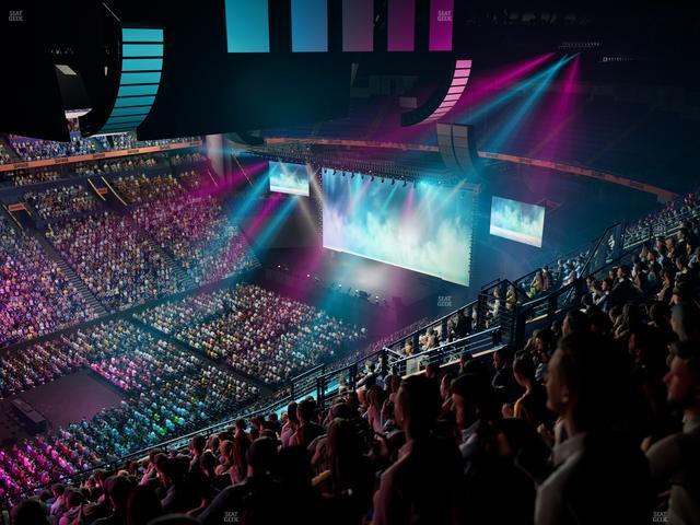 Bridgestone Arena - Section 307 Seat View Bridgestone Arena - Section 307 Seat View