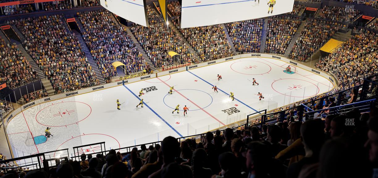 Bridgestone Arena - Section 307 Seat View