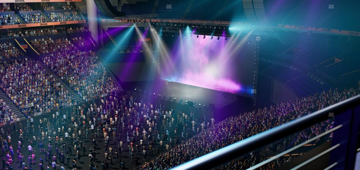 Bridgestone Arena - Section 307 Seat View