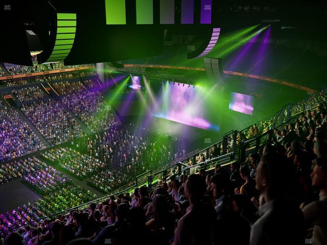 Bridgestone Arena - Section 307 Seat View