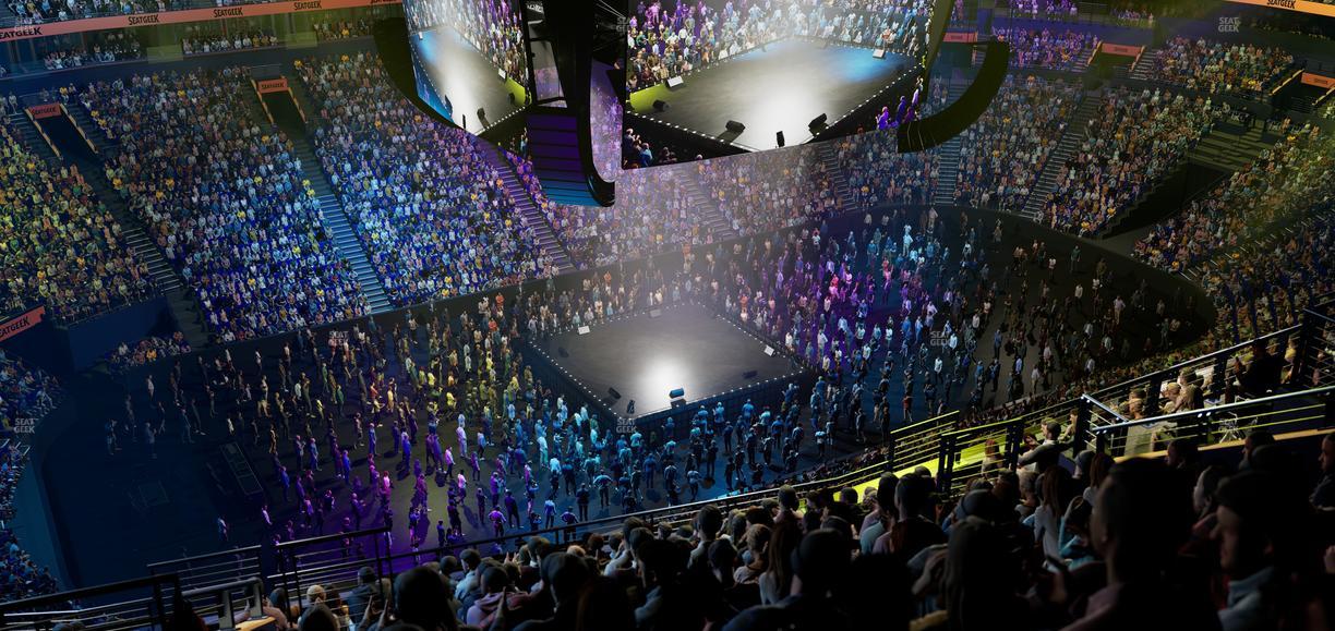 Bridgestone Arena - Section 307 Seat View