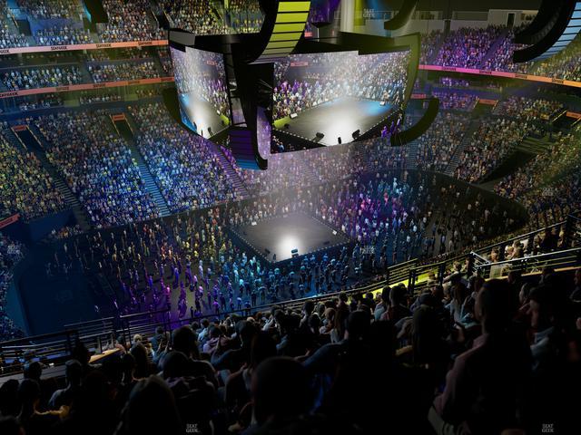 Bridgestone Arena - Section 307 Seat View