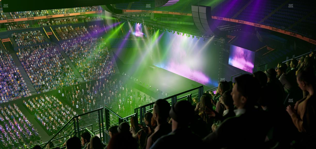 Bridgestone Arena - Section 308 Seat View