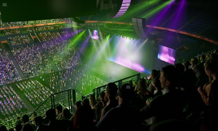 Bridgestone Arena - Section 308 Seat View
