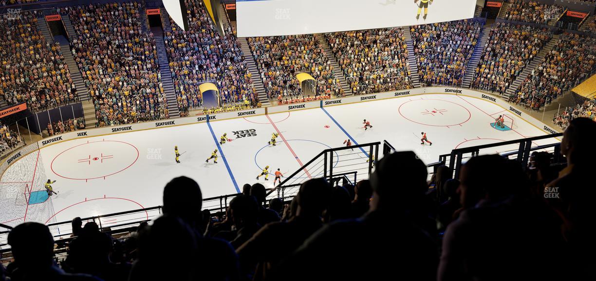 Bridgestone Arena - Section 308 Seat View