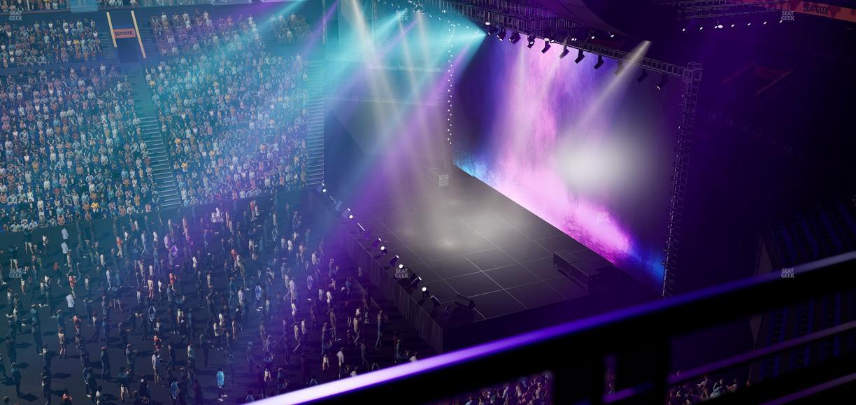 Bridgestone Arena - Section 310 Seat View