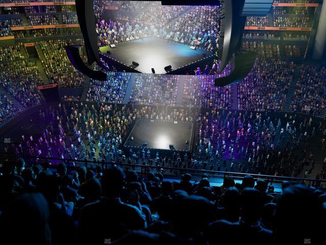 Bridgestone Arena - Section 310 Seat View