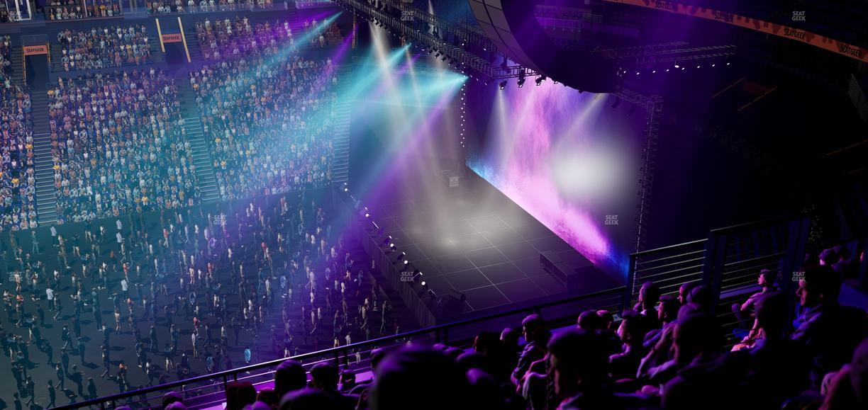 Bridgestone Arena - Section 310 Seat View