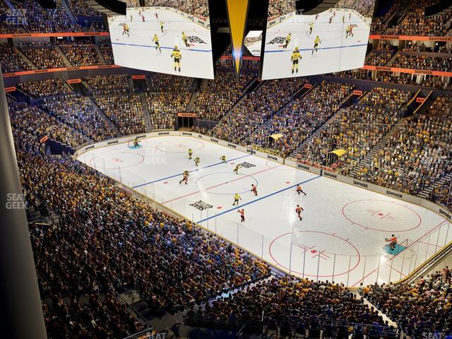 Bridgestone Arena - Section 313 Sro Seat View