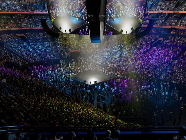 Bridgestone Arena - Section 313 Seat View