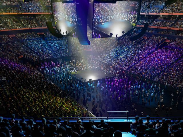 Bridgestone Arena - Section 314 Seat View