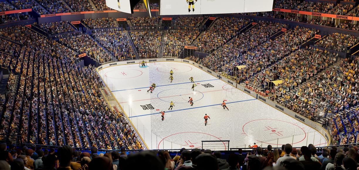 Bridgestone Arena - Section 315 Seat View