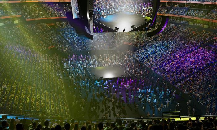 Bridgestone Arena - Section 316 Seat View