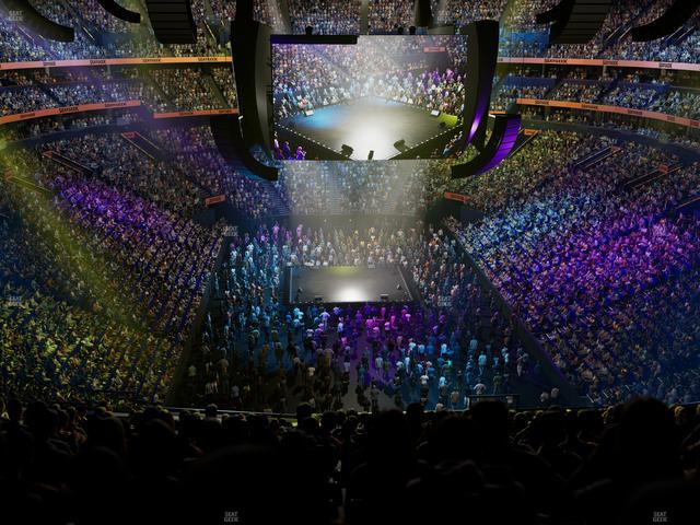 Bridgestone Arena - Section 317 Sro Seat View