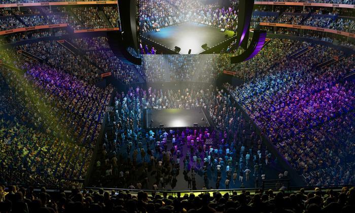 Bridgestone Arena - Section 317 Seat View