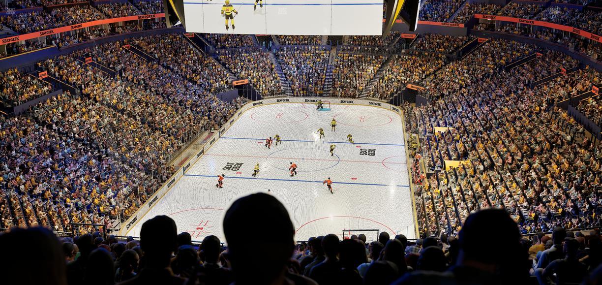 Bridgestone Arena - Section 318 Sro Seat View