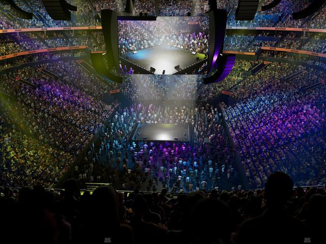 Bridgestone Arena - Section 318 Sro Seat View