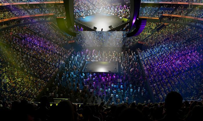 Bridgestone Arena - Section 318 Sro Seat View