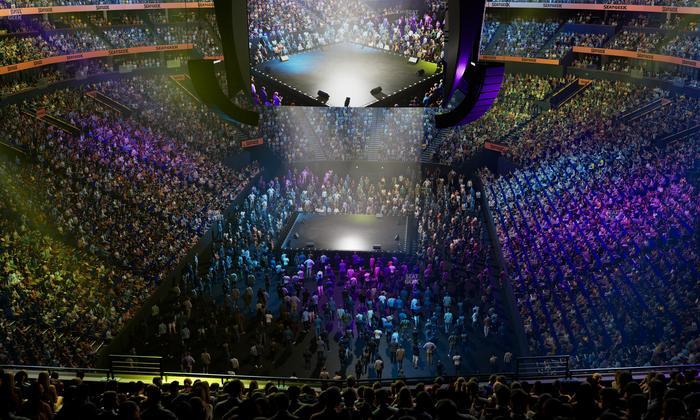 Bridgestone Arena - Section 318 Seat View