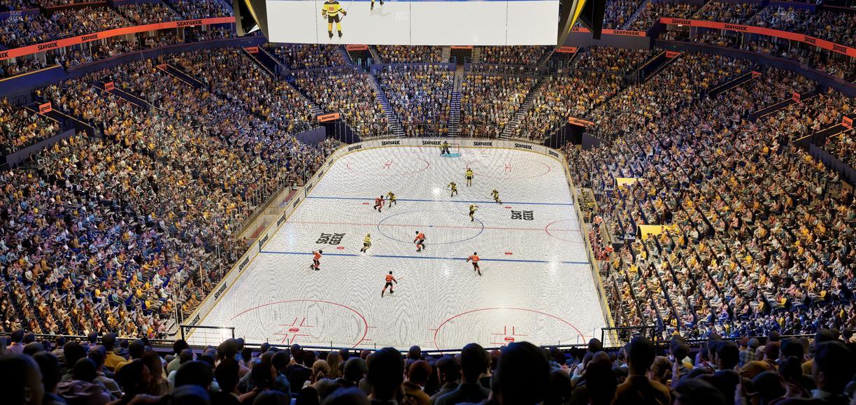 Bridgestone Arena - Section 318 Seat View