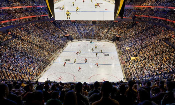 Bridgestone Arena - Section 318 Seat View