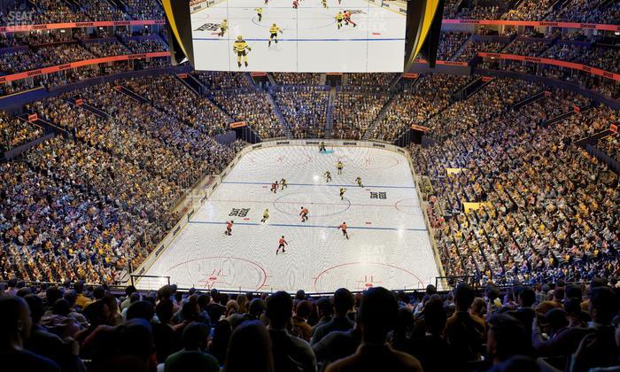 Bridgestone Arena - Section 318 Seat View