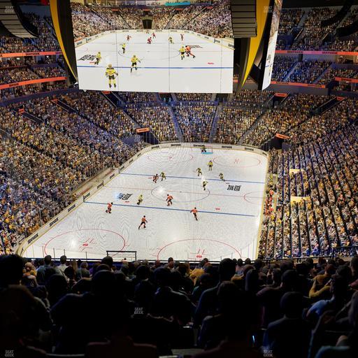 Bridgestone Arena - Section 319 Sro Seat View