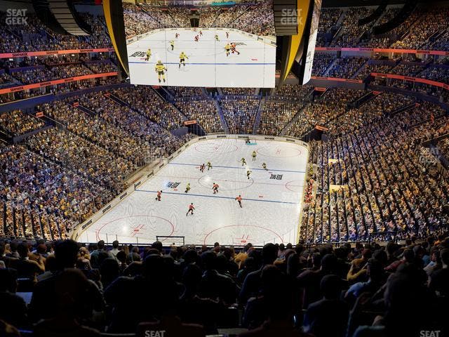 Bridgestone Arena - Section 319 Sro Seat View