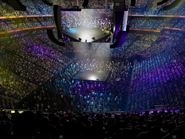 Bridgestone Arena - Section 319 Sro Seat View