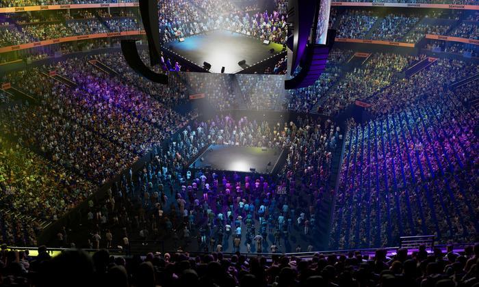 Bridgestone Arena - Section 319 Sro Seat View