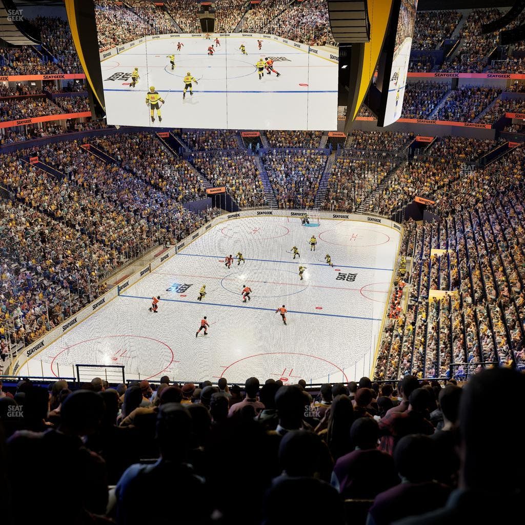 Bridgestone Arena - Section 319 Seat View