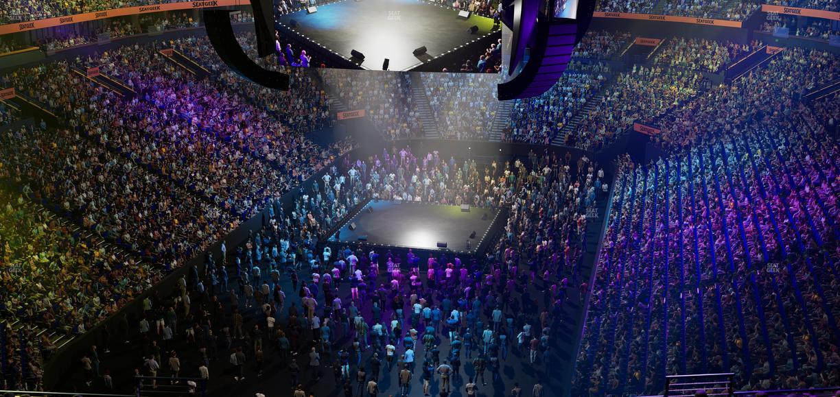 Bridgestone Arena - Section 319 Seat View