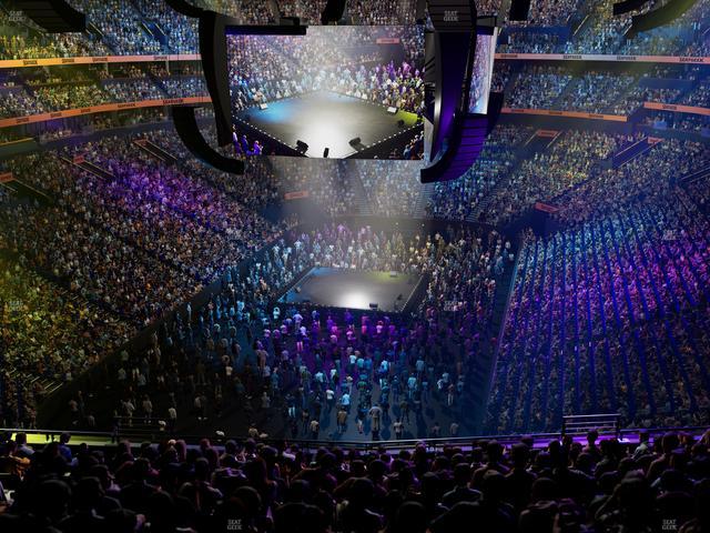 Bridgestone Arena - Section 319 Seat View