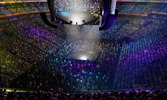 Bridgestone Arena - Section 319 Seat View