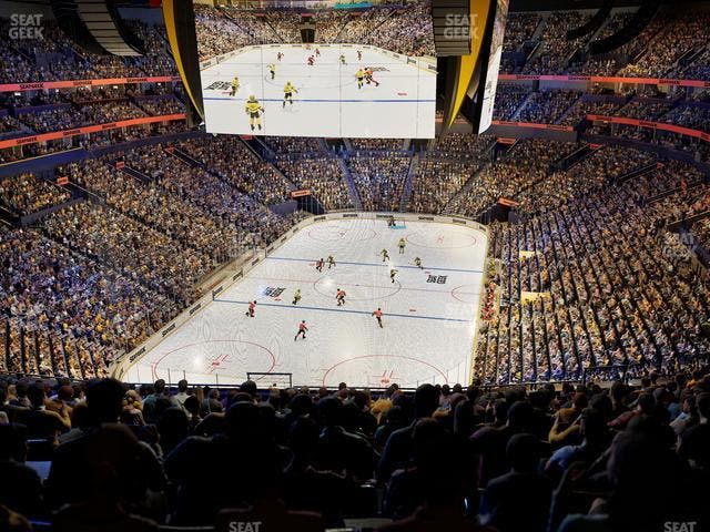 Bridgestone Arena - Section 319 Seat View