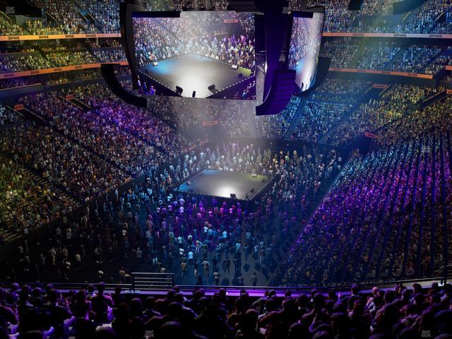 Bridgestone Arena - Section 320 Seat View