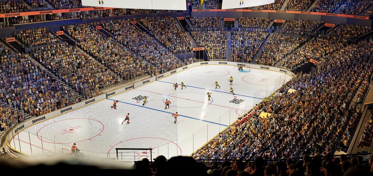 Bridgestone Arena - Section 321 Seat View