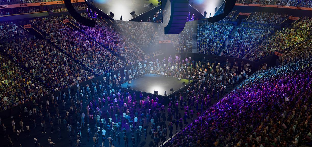 Bridgestone Arena - Section 321 Seat View