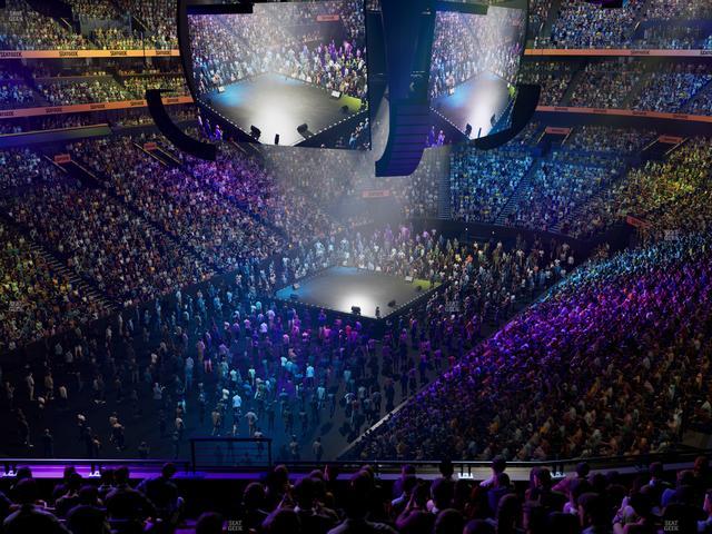 Bridgestone Arena - Section 321 Seat View