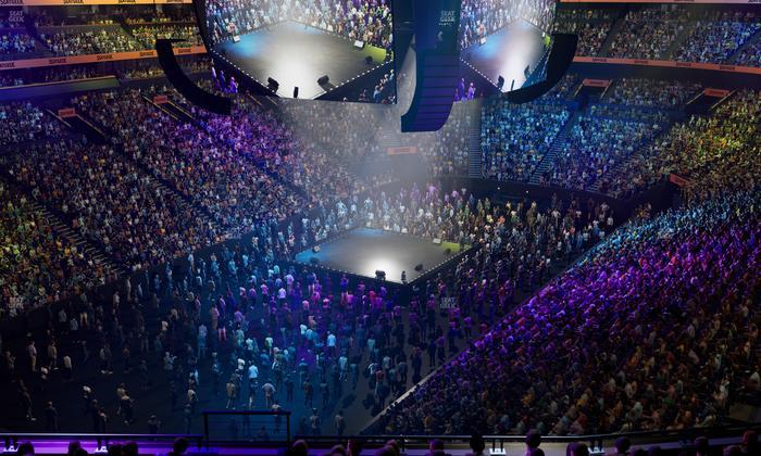 Bridgestone Arena - Section 321 Seat View