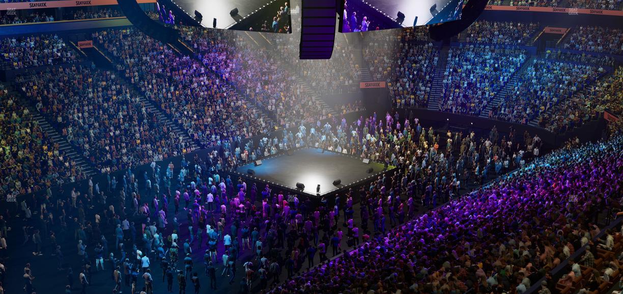 Bridgestone Arena - Section 322 Seat View