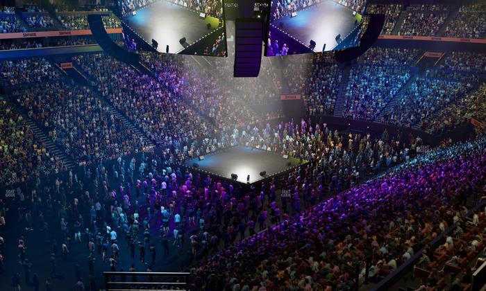 Bridgestone Arena - Section 322 Seat View