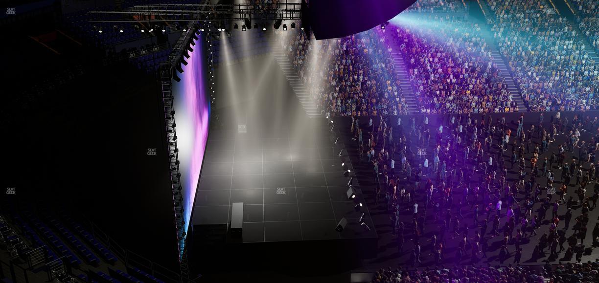 Bridgestone Arena - Section 323 Seat View