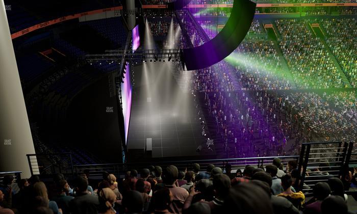 Bridgestone Arena - Section 323 Seat View