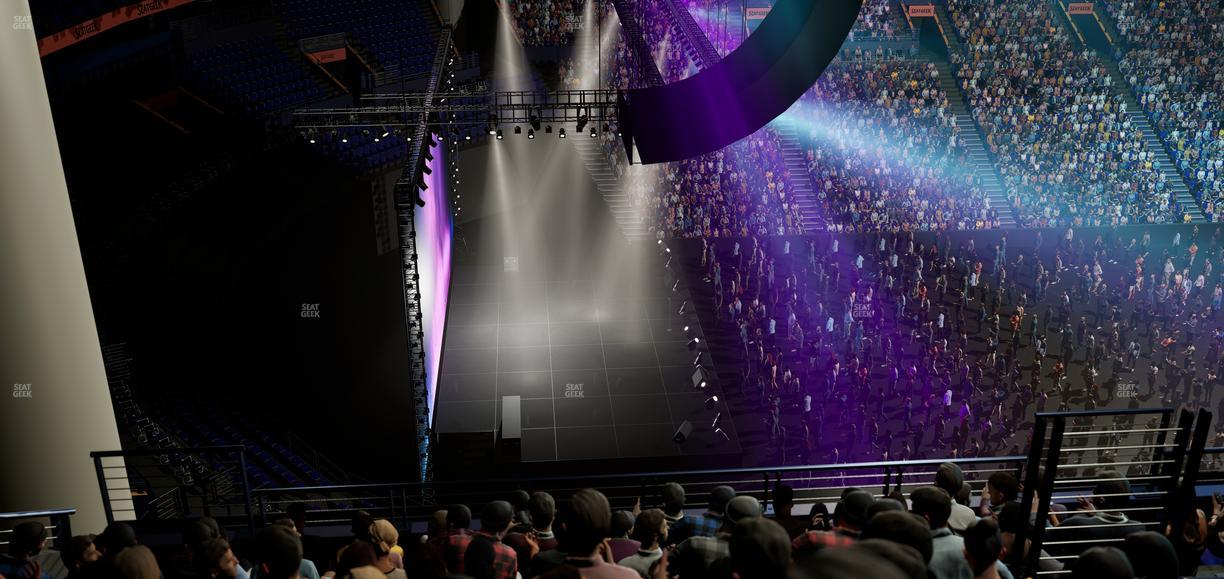 Bridgestone Arena - Section 323 Seat View