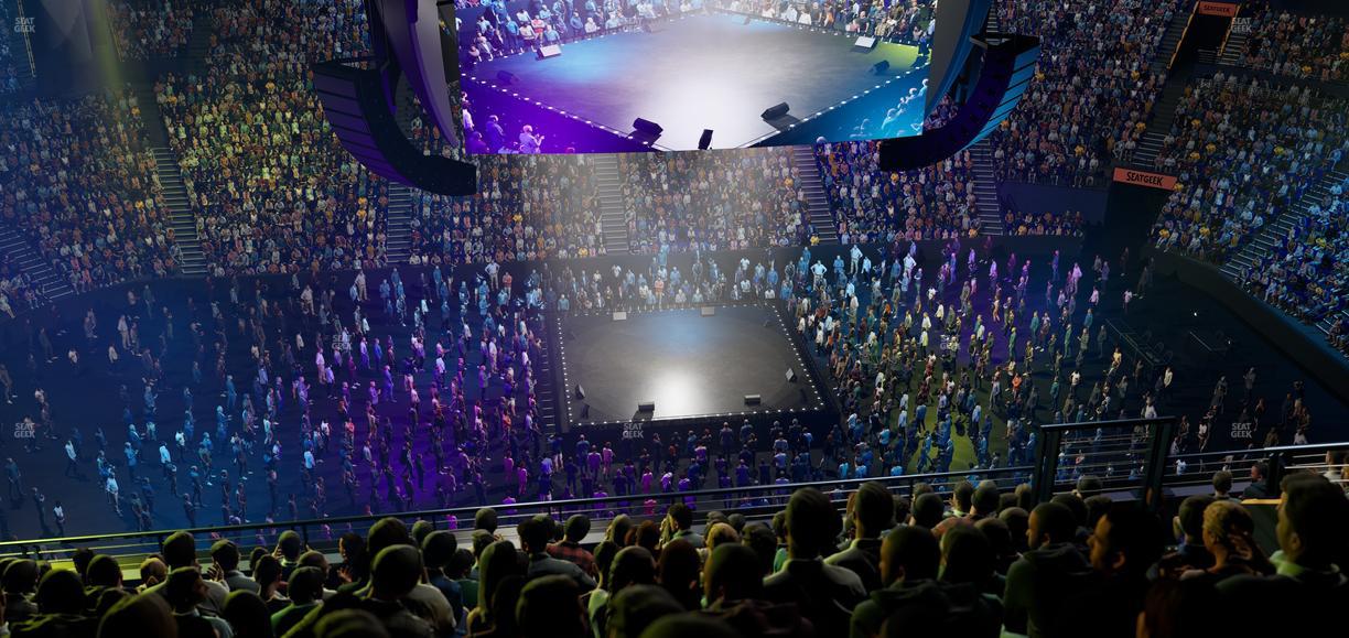 Bridgestone Arena - Section 325 Seat View