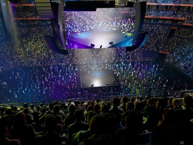 Bridgestone Arena - Section 325 Seat View