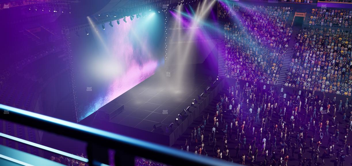 Bridgestone Arena - Section 325 Seat View